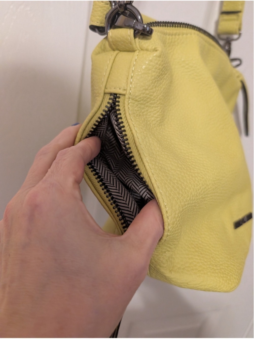 Steve Madden Yellow Crossbody Bag One Size - Picture 6 of 14